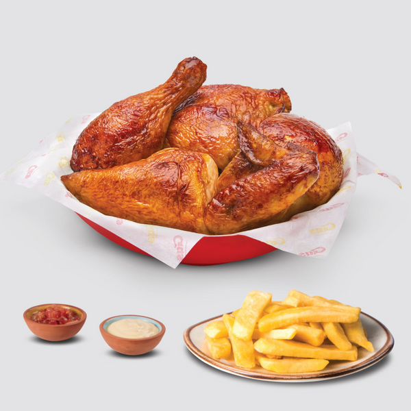 1/2 POLLO + PAPA FRITA