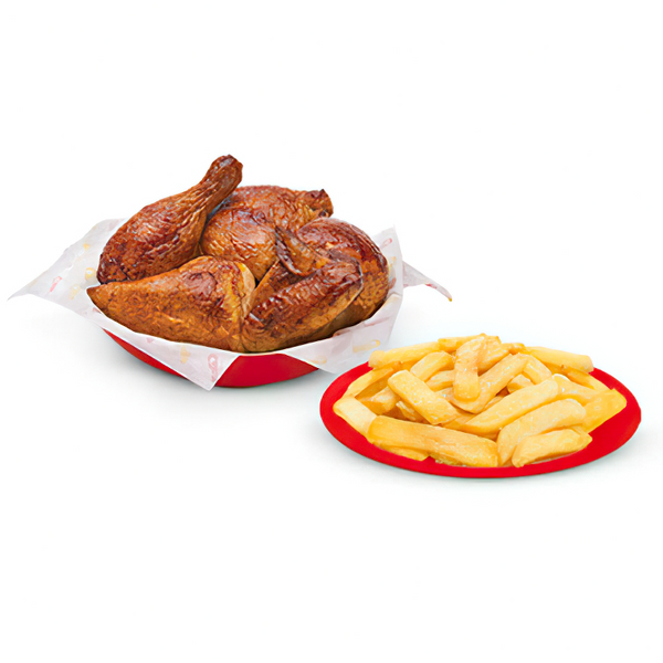 1/2 POLLO + PAPA FRITA