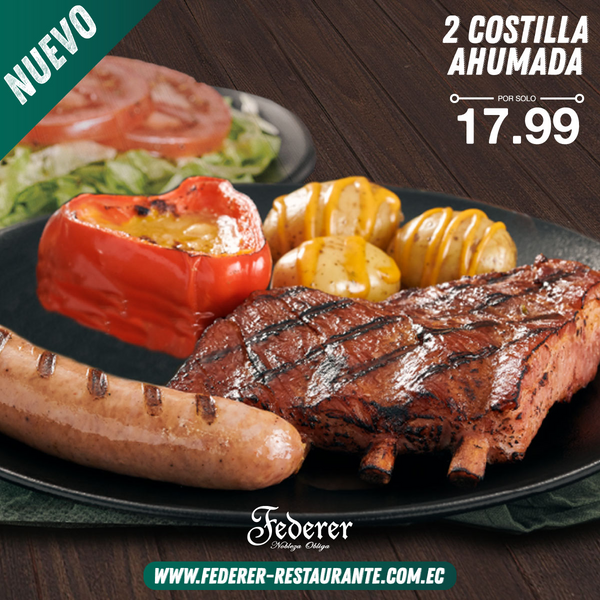 COSTILLA AHUMADA PREMIUM 2x