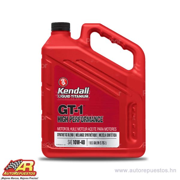 ACEITE 10W40 GT-1 HP TI 1GL. 3/CAJA