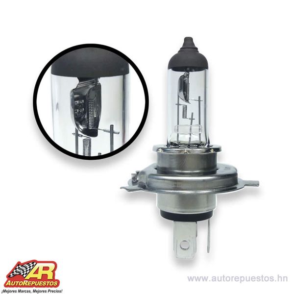 BUJIA HALOGENA H4 60/55W 12V 10/CAJA