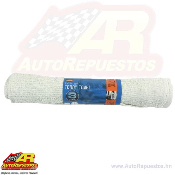 TOALLAS TERRY 3 PAQ. 30/CAJA