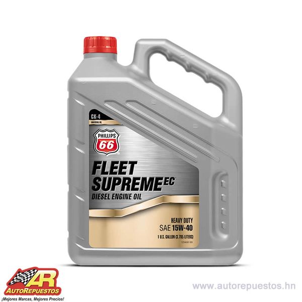 ACEITE 15W40 FLEET SUPR EC CK4 GL 3/CAJ