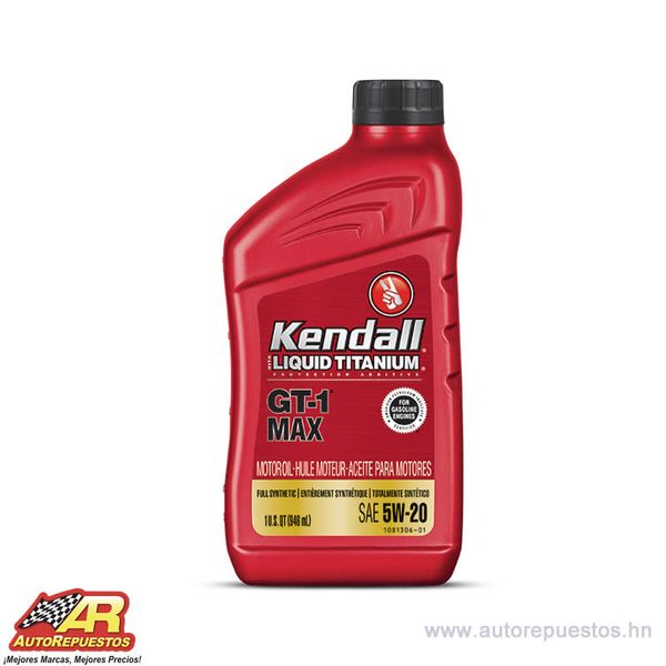 ACEITE 5W20 GT-1 MAX MO SYN 1/4 12/CAJA