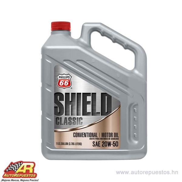 ACEITE 20W50 SHIELD CLASSIC 1GL 3/CAJA