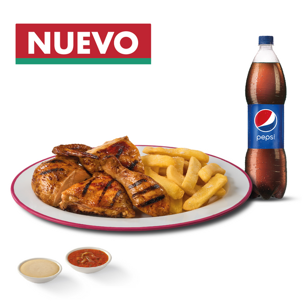 1/2 DE POLLO A LA PARRILLA