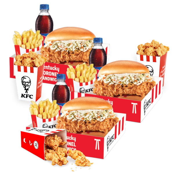 3 Big Box Coronel KFC Colombia