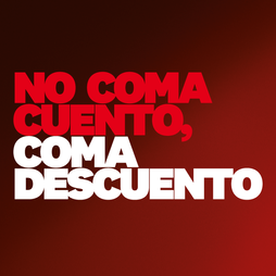 NO COMA CUENTO, COMA DESCUENTO