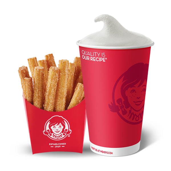 CHURRO FRIES X10 + FROSTY 12OZ