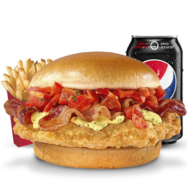 COMBO BRUSCHETTA BACON SPICY CHICKEN