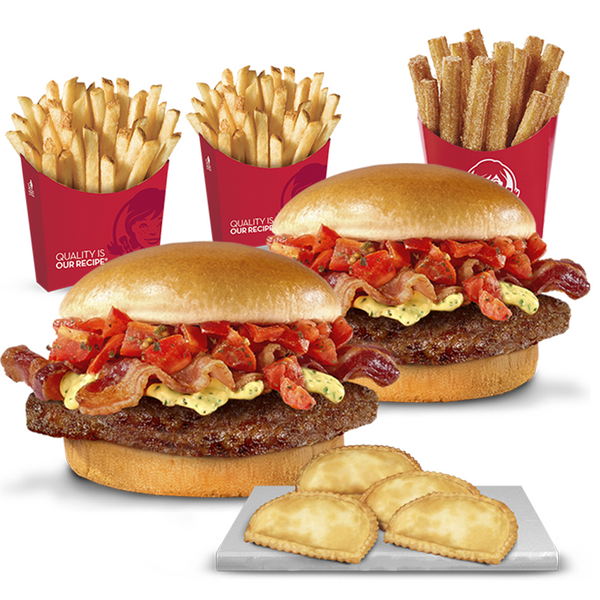 DUO BOX BRUSCHETTA BACON CON CHURROS